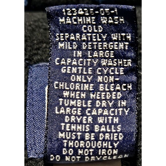 VTG Gap Puffer Vest Down Filled Warmest Mens L Blue Full Zip Lined 90s 1999 EUC - Picture 7 of 8